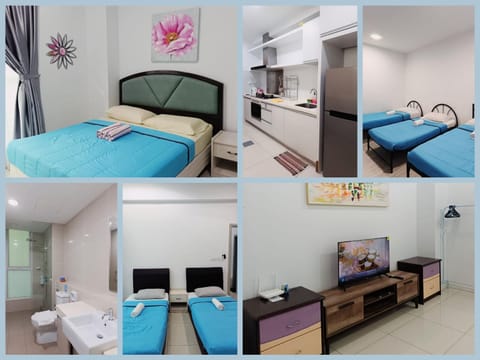 Bed, TV and multimedia, Bedroom, kitchen