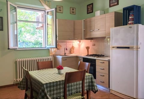 Kitchen or kitchenette, Dining area, oven, stove