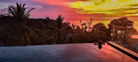 Sea view, Swimming pool, Sunset