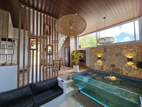Living room, Seating area, Swimming pool