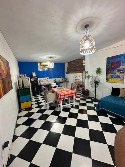 Kitchen or kitchenette, Living room, Dining area