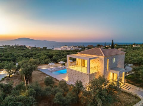 Property building, Sea view, Sunset