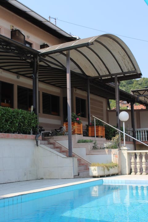 Property building, Pool view, Swimming pool