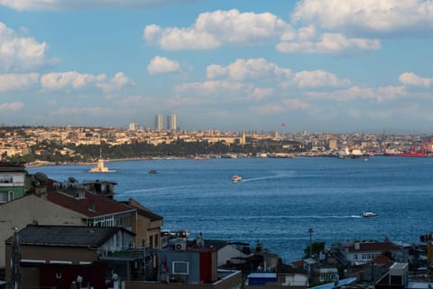 Nearby landmark, Day, Natural landscape, City view, Sea view