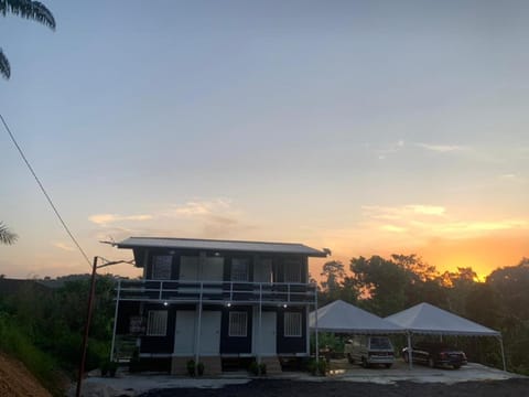 Property building, Sunset