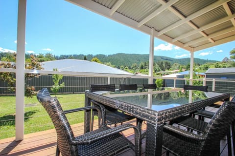 Patio, Natural landscape, Garden, Dining area, Mountain view