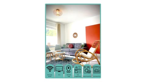 Living room, internet