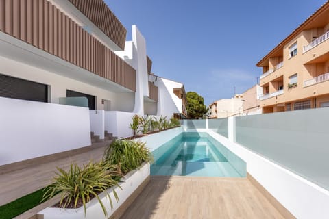 Property building, Pool view, Swimming pool