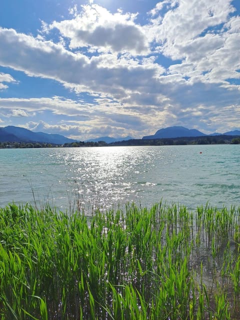 Natural landscape, Lake view, Mountain view