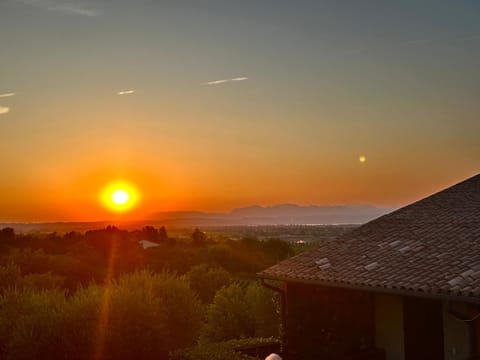 Natural landscape, Lake view, Sunset