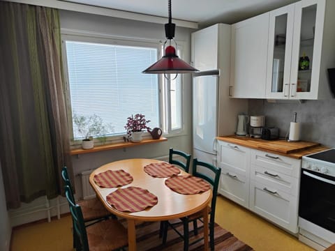 Kitchen or kitchenette, Dining area, stove