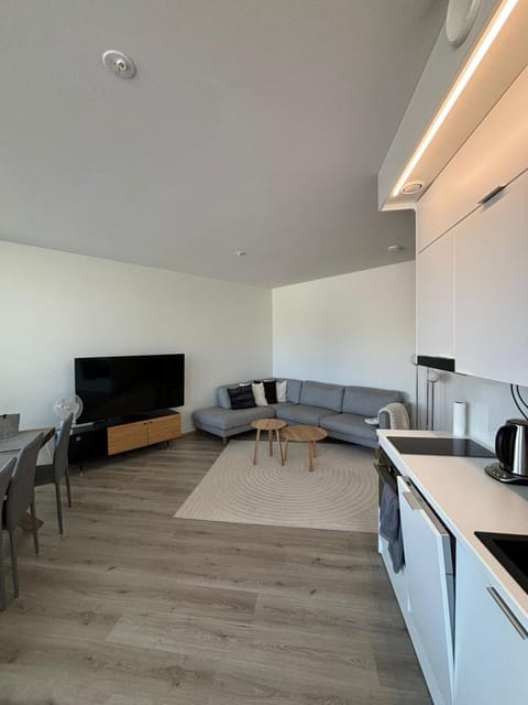 Bed, Living room, Seating area