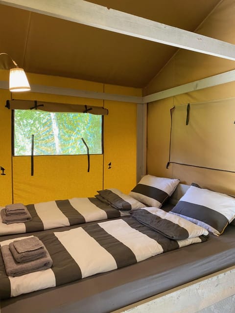 Glamping tent in oase van groen Luxury tent in Flanders