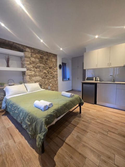 Bed, Kitchen or kitchenette, Photo of the whole room, Bedroom, towels, wardrobe
