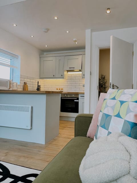 Kitchen or kitchenette, Living room, Seating area, dishwasher, stove