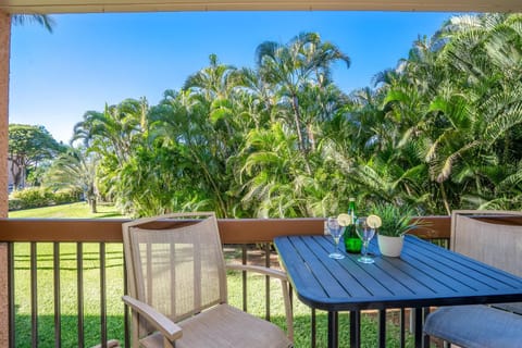 Day, Balcony/Terrace, Dining area, Garden view
