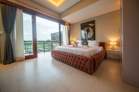 Bed, View (from property/room), Balcony/Terrace, Photo of the whole room, Bedroom, towels