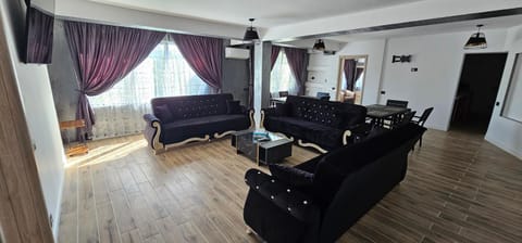 Communal lounge/ TV room, Living room, Seating area, Dining area, air conditioner