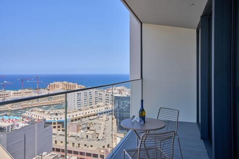 Day, Balcony/Terrace, City view, Sea view