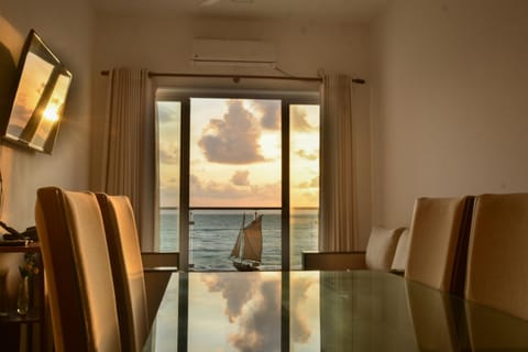 Living room, Beach, Beach, Sea view, Sunset