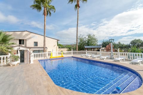 Property building, Living room, Swimming pool