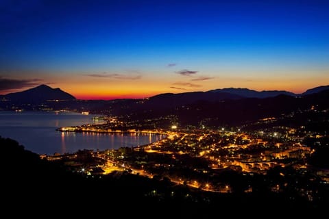 Nearby landmark, Night, Natural landscape, Bird's eye view, City view, Mountain view, Sea view, Sunrise, Sunset