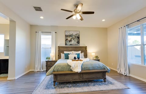 Bed, Bedroom