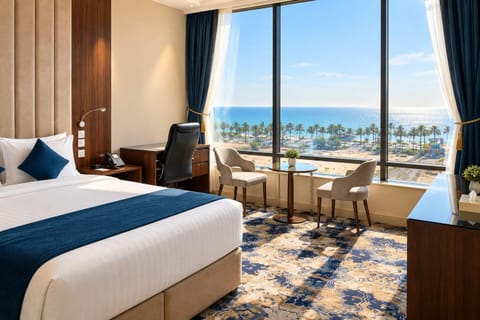 Bed, Photo of the whole room, Bedroom, Sea view