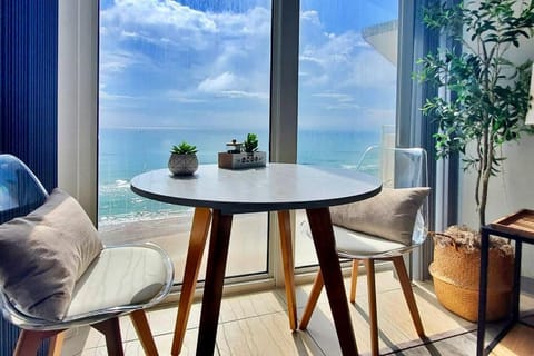 Natural landscape, Living room, Seating area, Sea view