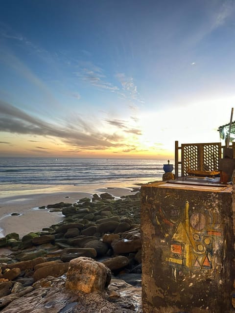 Nearby landmark, Natural landscape, Sunset