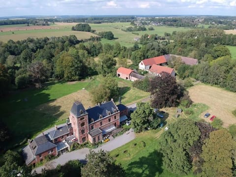 Property building, Spring, Natural landscape, Bird's eye view