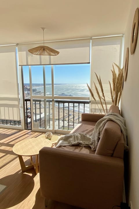 View (from property/room), Living room, Sea view