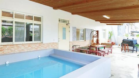 Property building, Pool view, Swimming pool