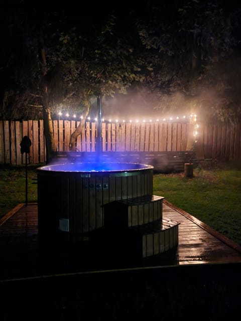 Night, Natural landscape, Hot Tub, Hot Tub, Swimming pool