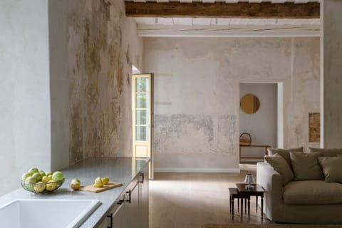 Living room, kitchen