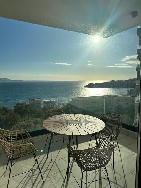 View (from property/room), Balcony/Terrace, Sea view