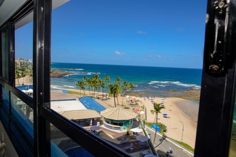 Day, Natural landscape, View (from property/room), Beach, Pool view, Sea view, Swimming pool, sunbed