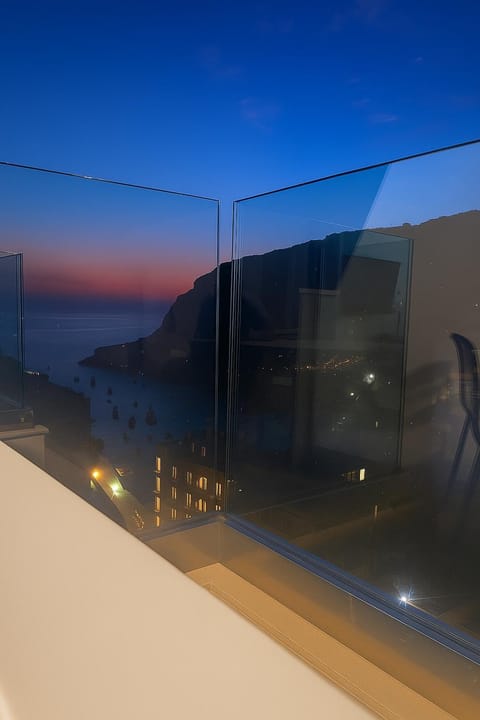 Night, Natural landscape, Sea view, Sunset