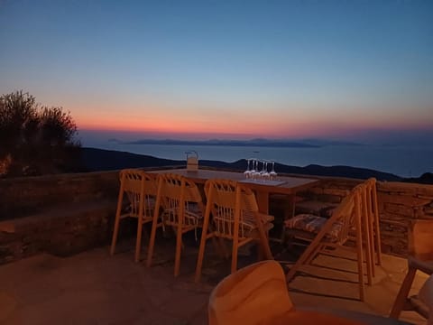Balcony/Terrace, Sea view, Dinner, Sunset