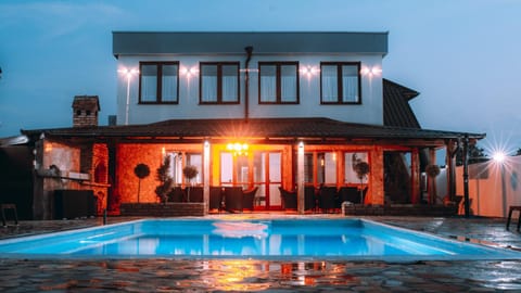 Property building, Pool view, Swimming pool