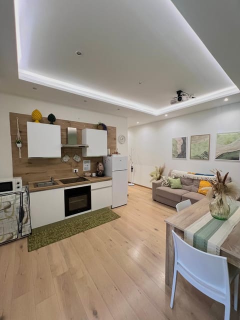 Kitchen or kitchenette, Living room, Seating area, Dining area, oven, stove