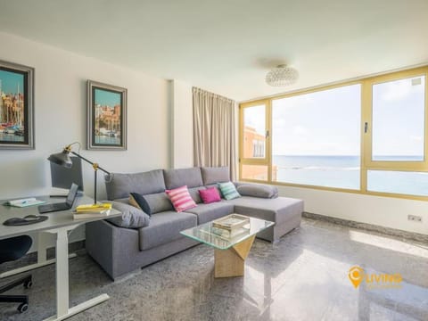 Natural landscape, TV and multimedia, Living room, Seating area, Sea view