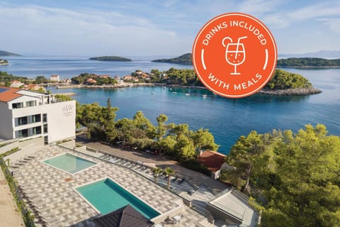 Property building, Day, Property logo or sign, Logo/Certificate/Sign, Pool view, Sea view, Swimming pool