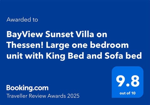 BayView Sunset Villa on Thessen! Apartment in Knysna