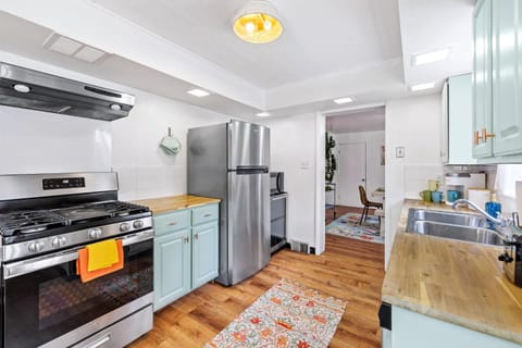 Kitchen or kitchenette, dishwasher, oven, stove, toaster