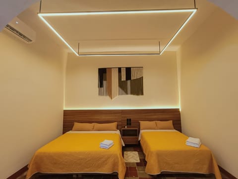Bed, Bedroom, air conditioner