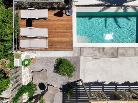 Bird's eye view, Swimming pool, sunbed