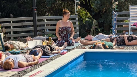 Activities, Swimming pool, group of guests