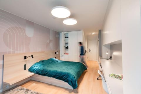 Bed, Bedroom, wardrobe