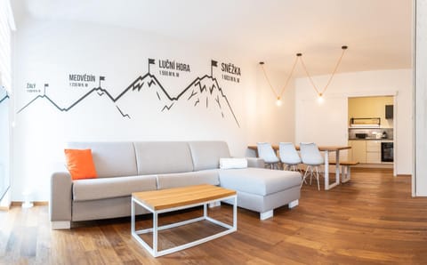 Living room, Seating area, Dining area
